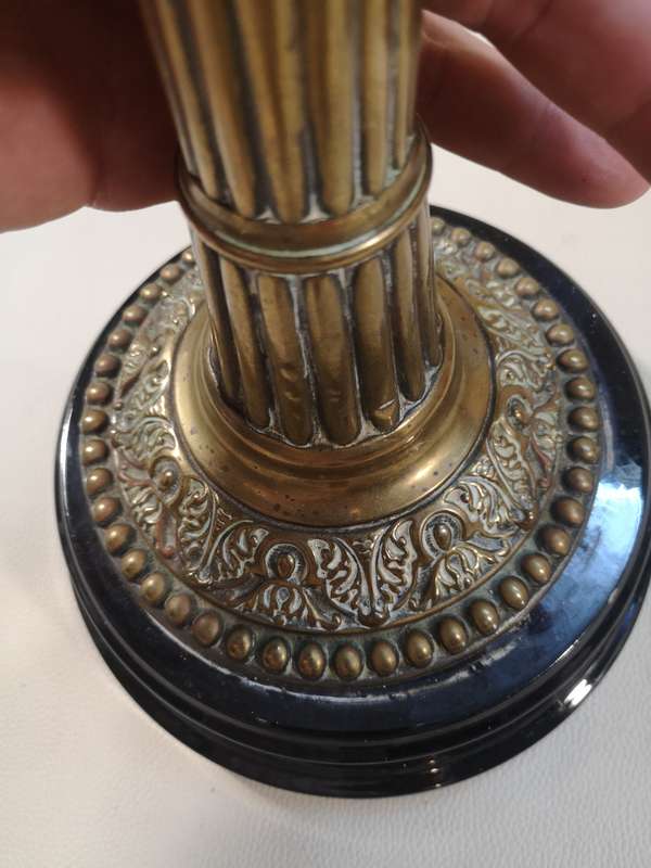 Magnificent Antique Victorian "Duplex" Oil Lamp - 690mm Tall