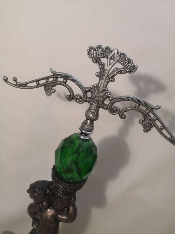 Magnificent Vintage Victorian Brass Jewelry Stand - 640mm