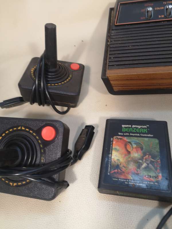 MASSIVE BUNDLE!!! Vintage Atari Game Console CX-2600 AP Complete With Power Supply and More