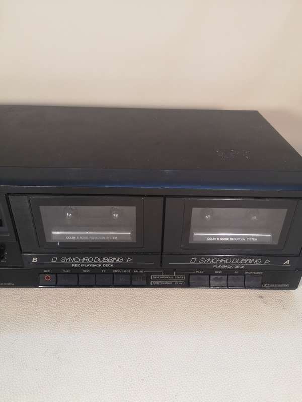 Vintage JVC TD-W106 Stereo Double Cassette Tape Deck Player Recorder