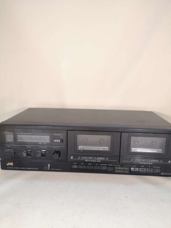 Vintage JVC TD-W106 Stereo Double Cassette Tape Deck Player Recorder