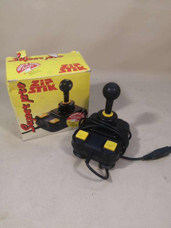 Atari 520 1040 ST STE Commodore Amiga 500 600 1200 Computer Zipstick Joystick