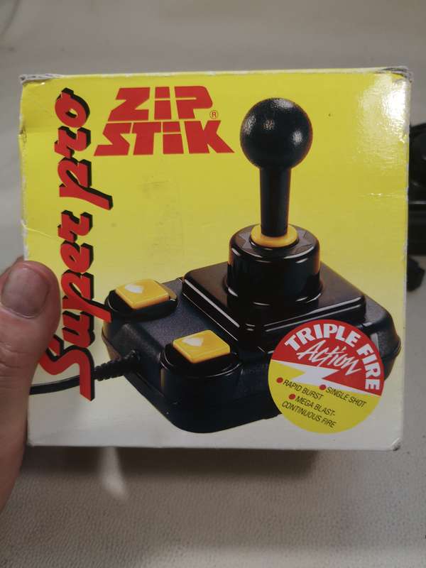 Atari 520 1040 ST STE Commodore Amiga 500 600 1200 Computer Zipstick Joystick