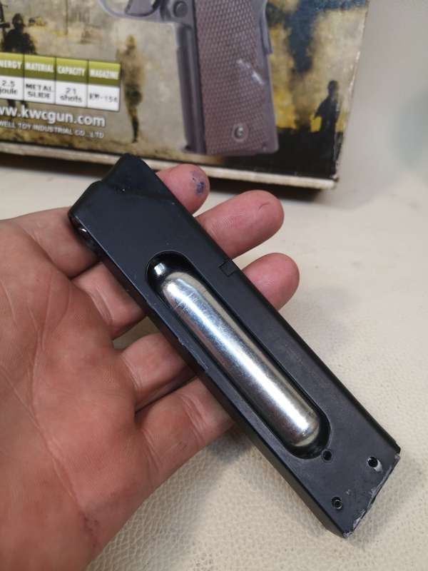 Metal Air Co2 pistol CQBP M45A1 4,5BBS 21-shots - Tested Working