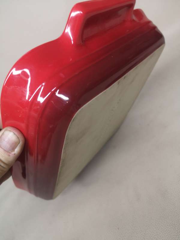Le Creuset Square Red Stoneware Casserole/Baking Dish 285mm x 230mm