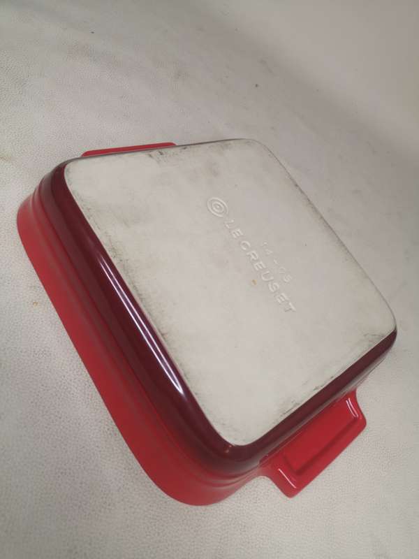 Le Creuset Square Red Stoneware Casserole/Baking Dish 285mm x 230mm