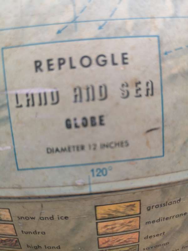 Stunning Large Vintage World Globe 400mm High