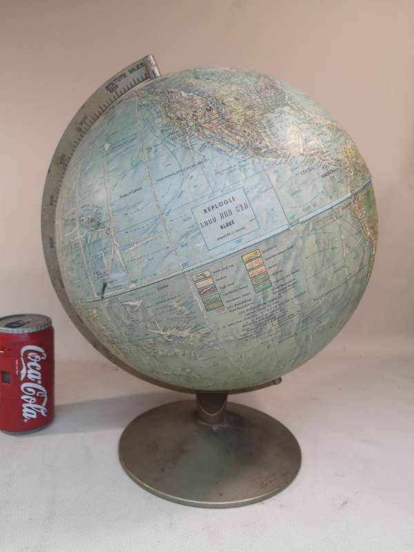 Stunning Large Vintage World Globe 400mm High