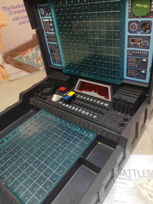 Vintage 1970s MB Games Computer Battleship WB Electronics - Complete, working