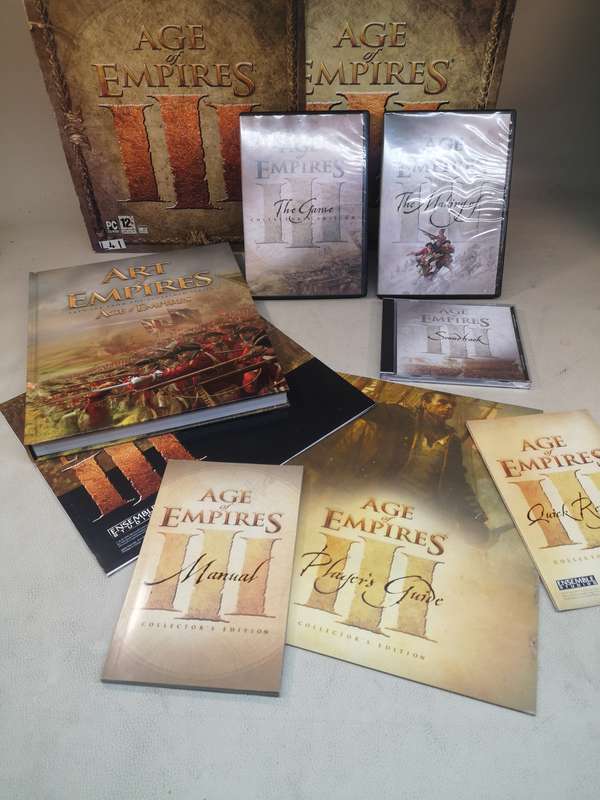 Age of Empires III: Collector's Edition PC Game Big Box 100% Complete