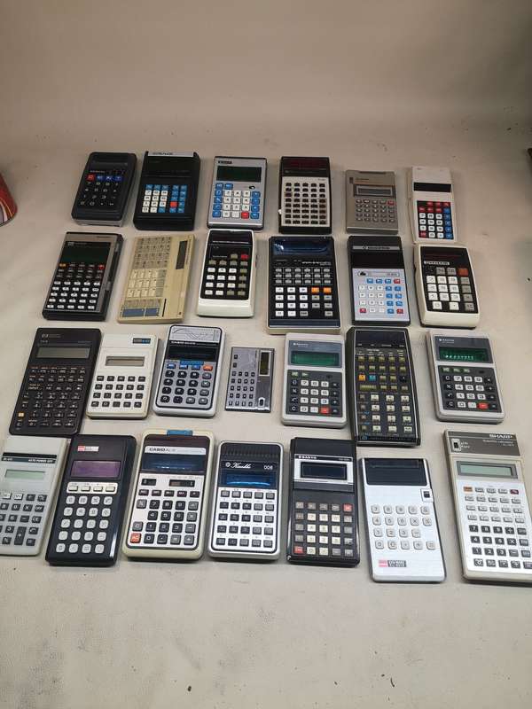 Massive Vintage Calculator Collection