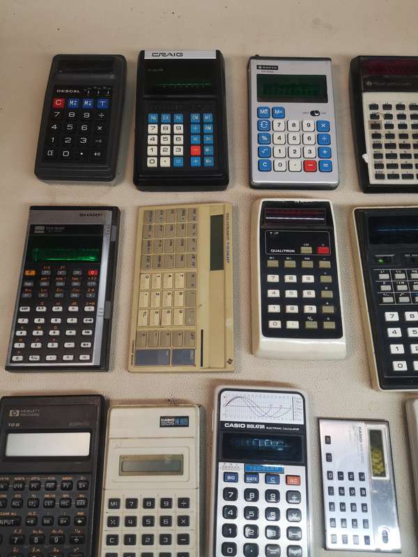 Massive Vintage Calculator Collection