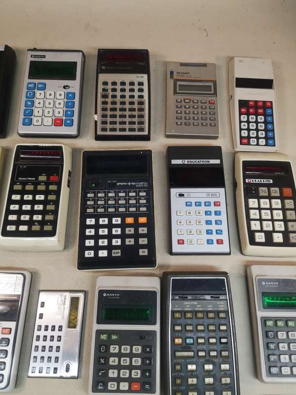 Massive Vintage Calculator Collection