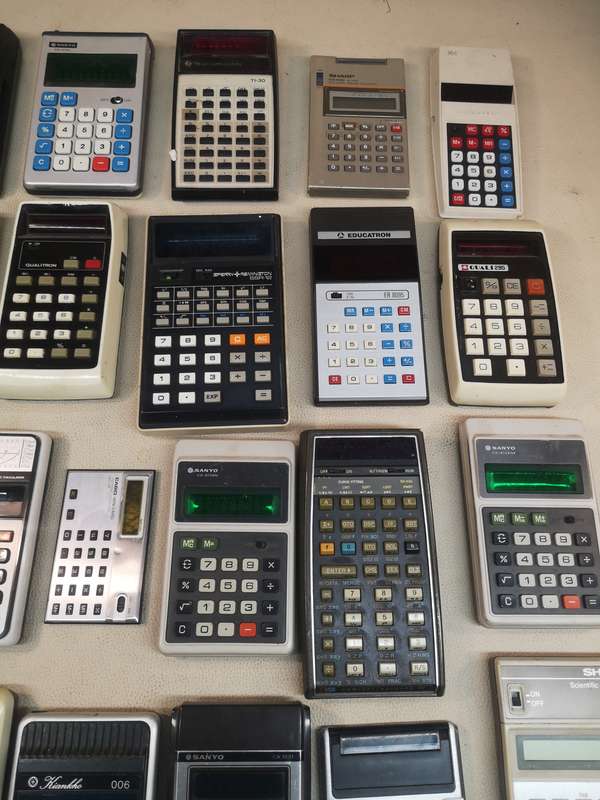 Massive Vintage Calculator Collection