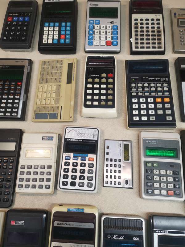 Massive Vintage Calculator Collection