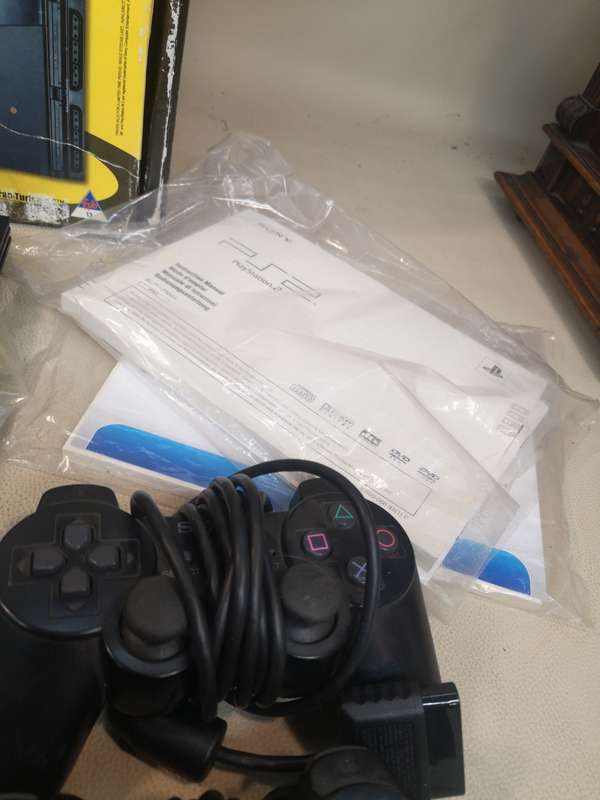 Playstation 2 Bundle with Original Box - Tested Working