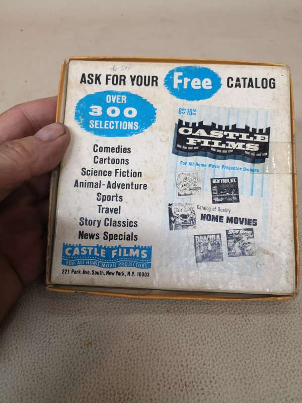 Vintage Dr. Cyclops Super 8 mm Movie Castle Films No. 1039