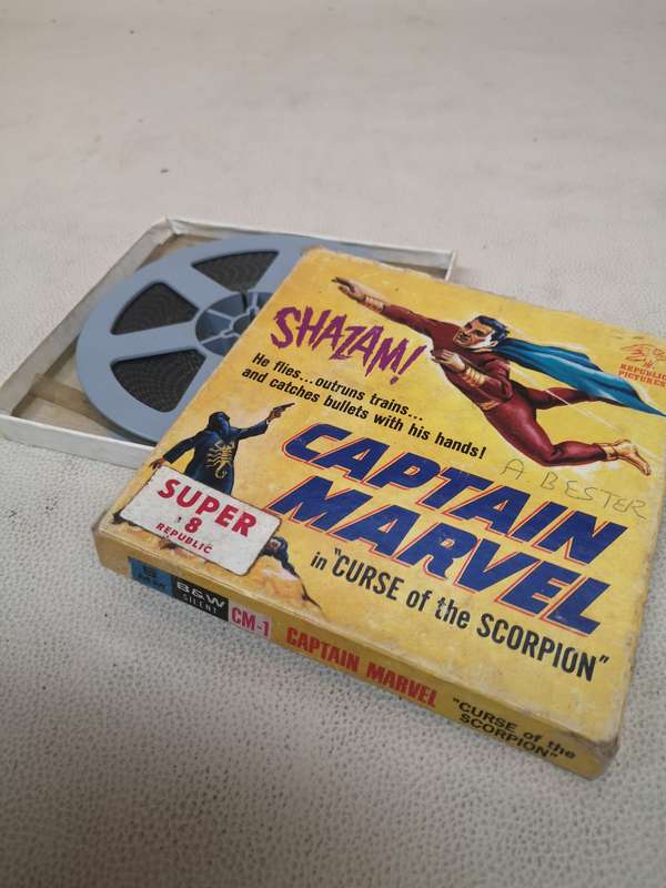Vintage Shazam in Curse of the Scorpion Super 8 Film Reel Republic Pictures
