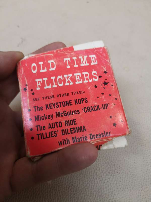 Vintage The Auto Ride Old Timers Flickers BW Super 8 Cine Film