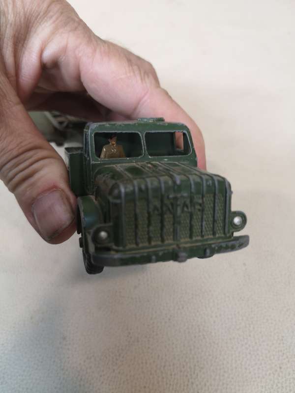 RARE!!! VINTAGE MECCANO DINKY SUPERTOYS 660 TANK TRANSPORTER DIECAST VEHICLE - 320MM