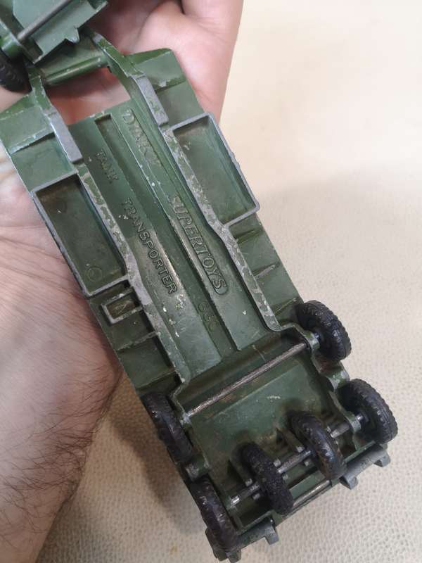 RARE!!! VINTAGE MECCANO DINKY SUPERTOYS 660 TANK TRANSPORTER DIECAST VEHICLE - 320MM