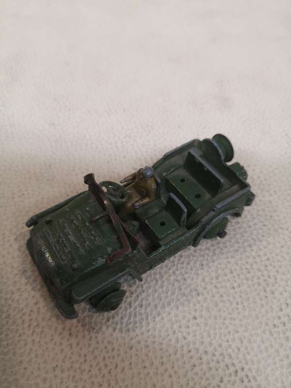 Vintage Dinky Toys 674 Austin Champ Military Jeep