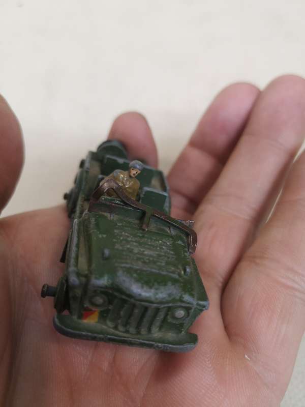 Vintage Dinky Toys 674 Austin Champ Military Jeep