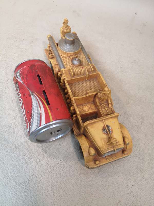 Rare Vintage Tomte Laerdal Stavanger Norway rubber plastic fire engine 500