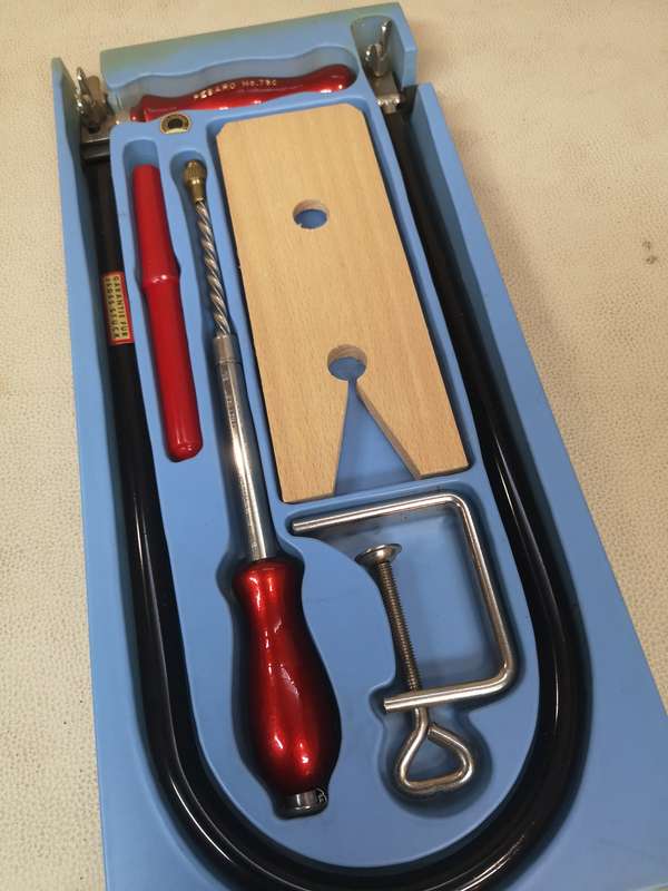 Original Vintage Pebaro Scroll Saw Set with Accessories - Germany