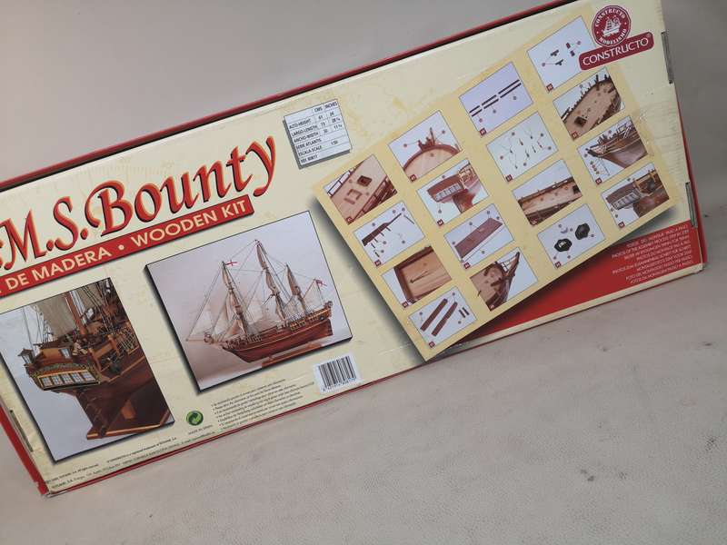 Constructo 1/50 Scale Wood Ship Model HMS Bounty 80817