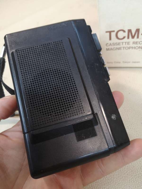 Vintage Boxed SONY TCM 5 Cassette Recorder Walkman, working