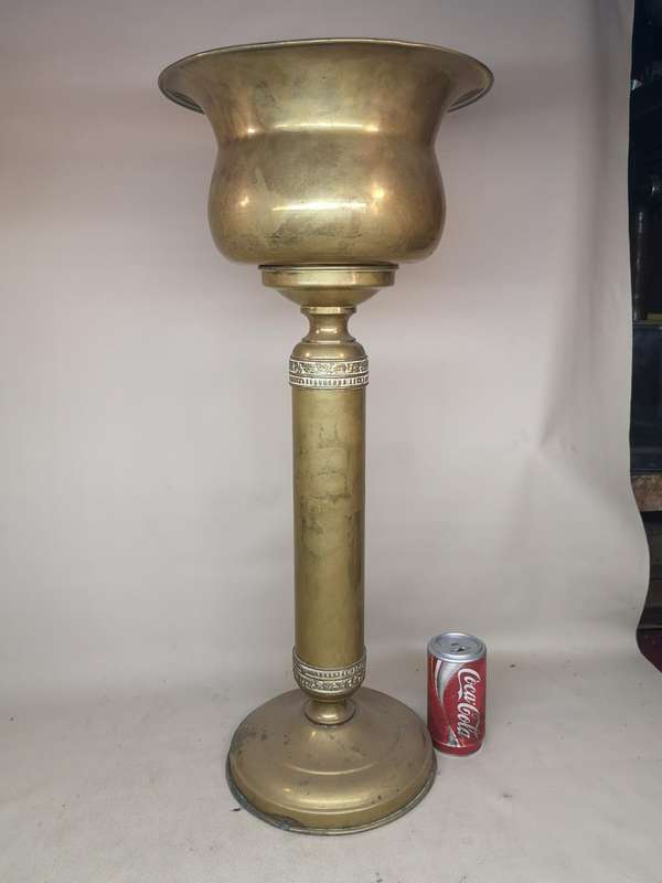 Very big!! Brass Shampagne/Planter Stand - 700mm