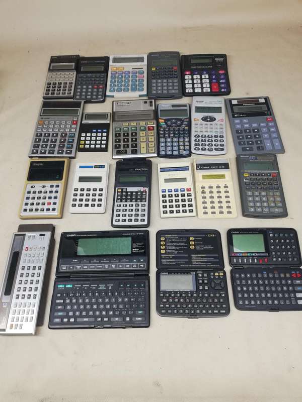 Massive Collection of Pocket Computers, Vintage, Pocket Diaries, Financial and Scientific Calculator