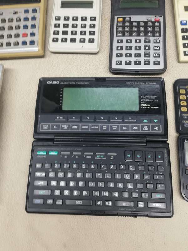 Massive Collection of Pocket Computers, Vintage, Pocket Diaries, Financial and Scientific Calculator