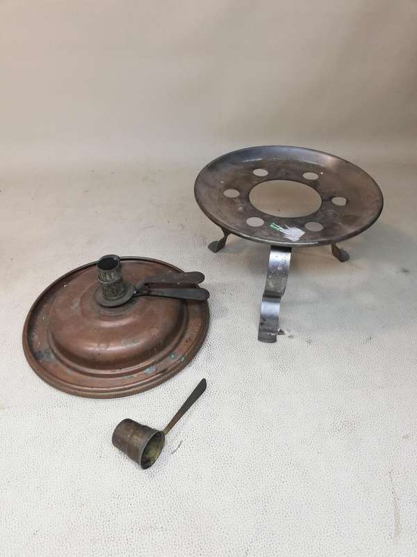 Vintage Stephanie Ges Gesch Copper Alcohol Burner/ Cooking Stove in Made in West Germany