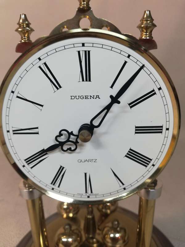 Vintage DUGENA ANNIVERSARY Mantel Clock (Working) - Germany