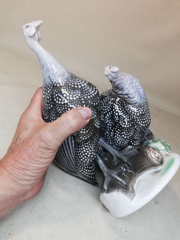 20th Century Rosenthal Glazed Porcelain Turkey Figurine