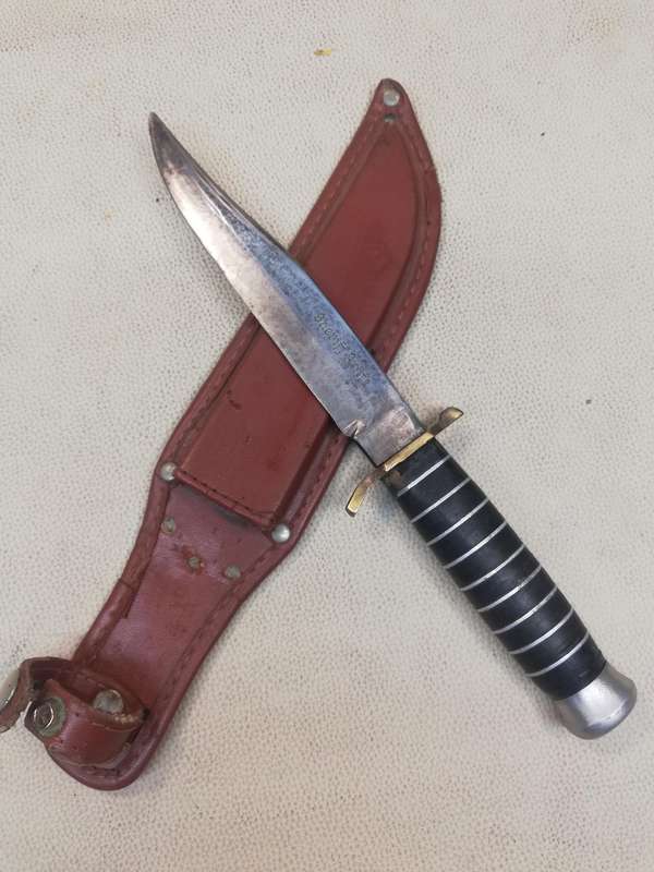 AN AWESOME VINTAGE GERMAN MADE SOLINGEN "SHERIFF KNIFE"