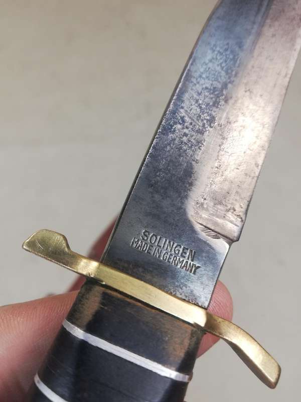 AN AWESOME VINTAGE GERMAN MADE SOLINGEN "SHERIFF KNIFE"