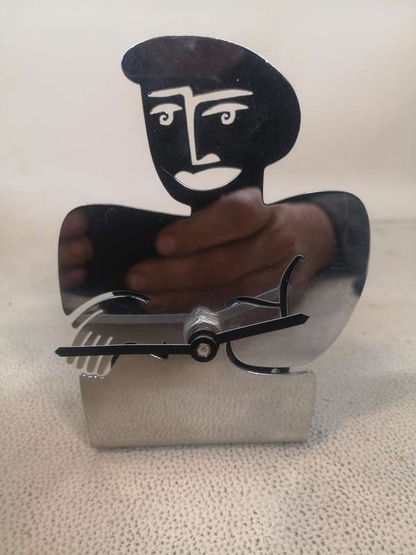 Original Carrol Boyes Desk Clock - Working