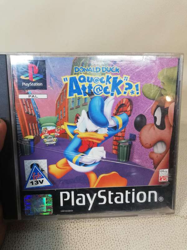 Playstation 1 Disney's Donald Duck Quack Attack Game