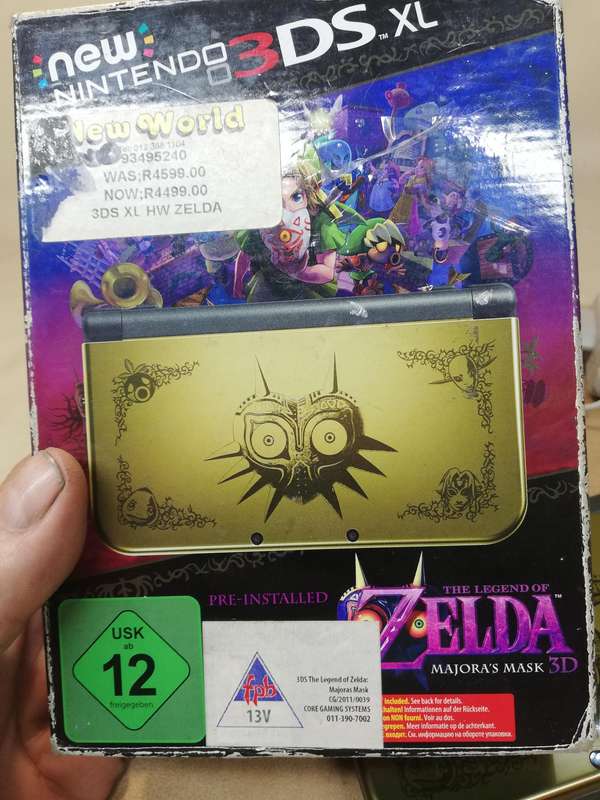 Wow!!! New Nintendo 3DS XL The Legend of Zelda Majoras Mask Limited Edition