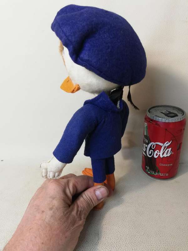 RARE 1940's ~ 1950's VINTAGE FELT DONALD DUCK