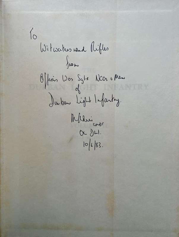 Two publications: Rand Light Infantry and The Durban Light Infantry Volume II - 1935 to 1960