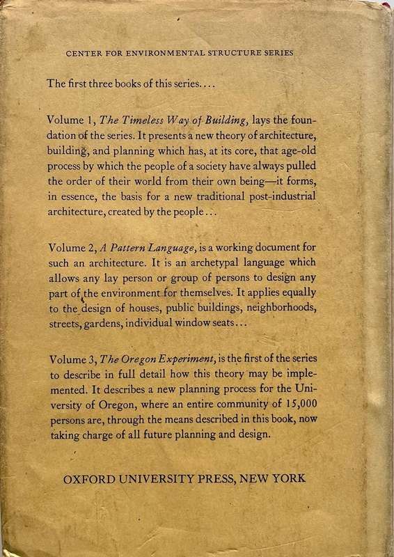 A Pattern Language - Towns, Buildings, Construction
