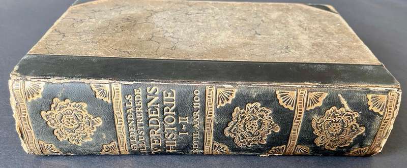 Gyldendals Illustrerede Verdenshistoria I - II Indtil aar 1100 (Danish antiquarian book)