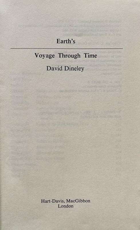 Earth's Voyage Through Time
