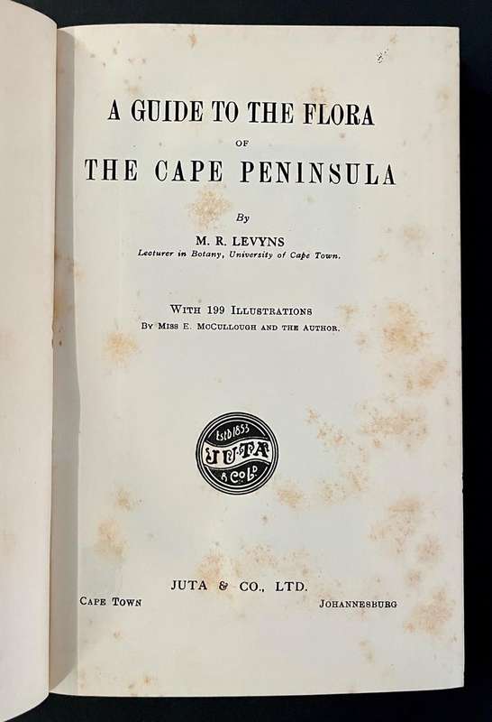 A Guide to the Flora of the Cape Peninsula