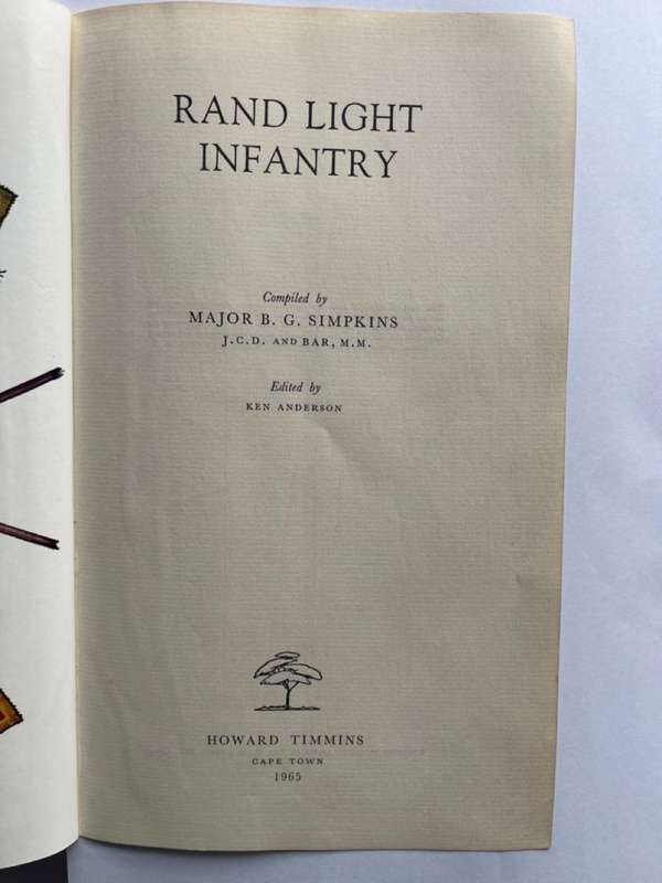 Two publications: Rand Light Infantry and The Durban Light Infantry Volume II - 1935 to 1960