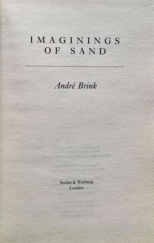 Imaginings of Sand